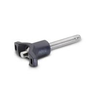 GN 113.8 Ball Lock Pin with Plastic T Handle Material AISI 630